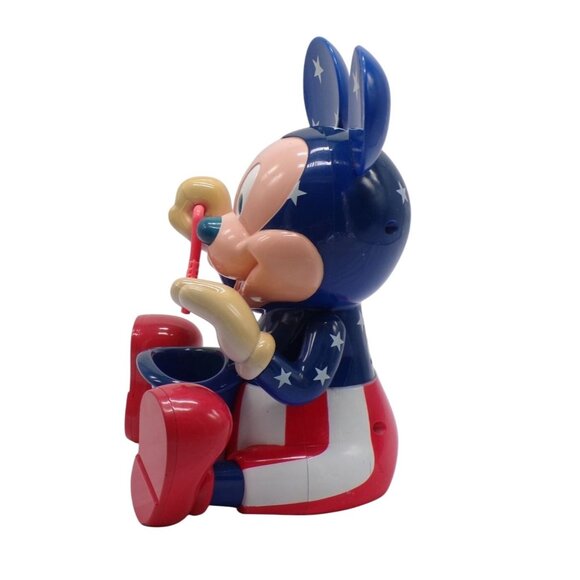 VTG Animatronic Patriotic Red White & Blue Bubble Blower Toy-Tested Works - Picture 2 of 6
